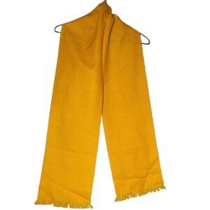 Soft Comfy Gold Scarf w/Fringe